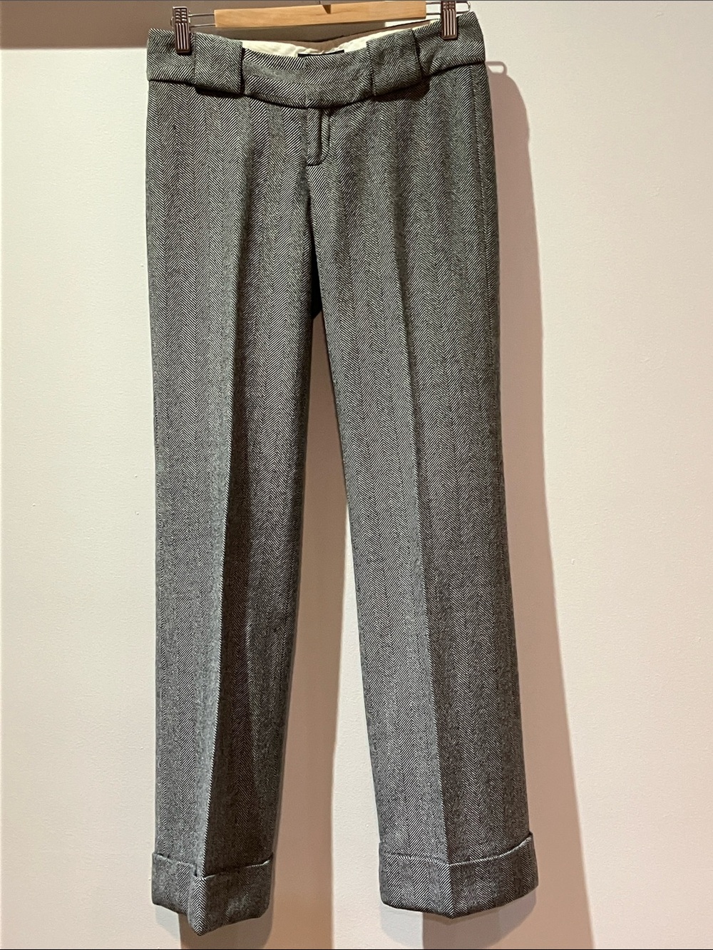 GUC Banana Republic wide leg wool trousers | Size 0